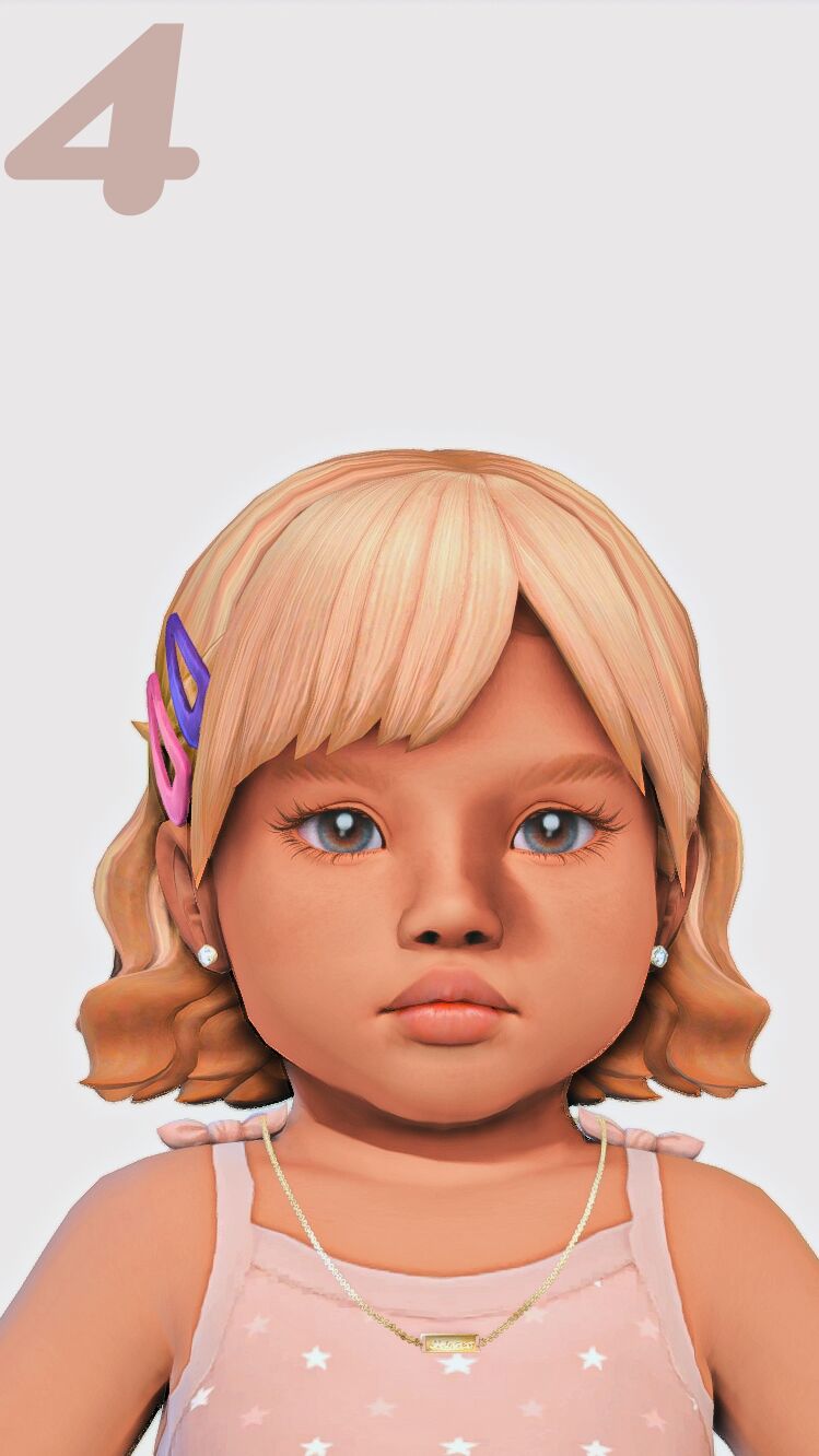 sims 4 cc hair for infant girls part 2 4