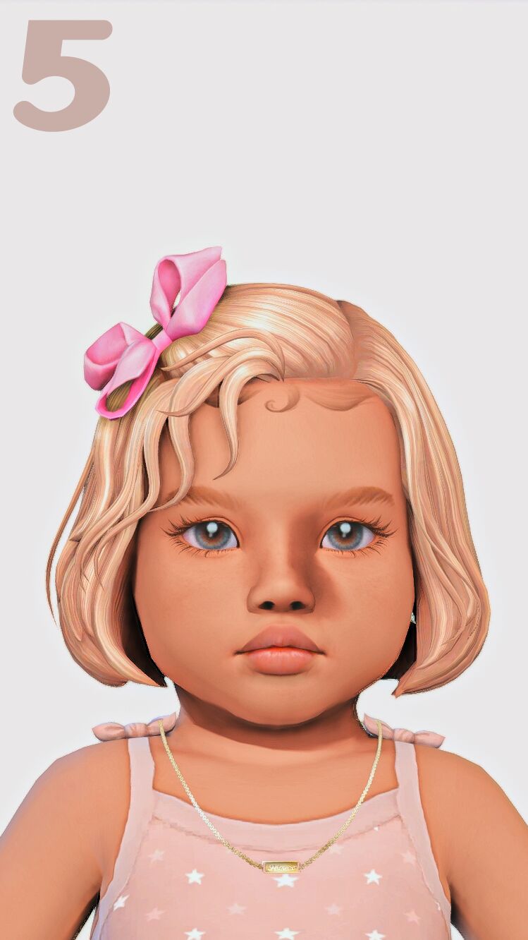 sims 4 cc hair for infant girls part 2 5