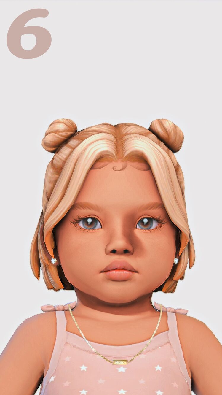 sims 4 cc hair for infant girls part 2 6