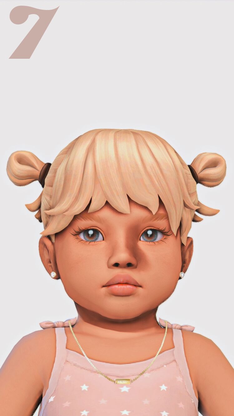 sims 4 cc hair for infant girls part 2 7