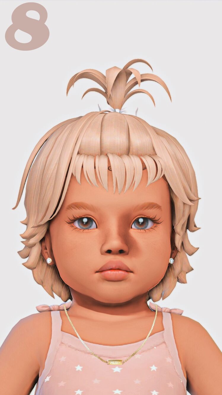 sims 4 cc hair for infant girls part 2 8