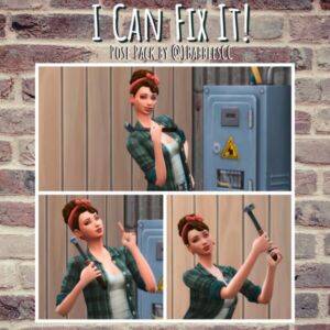 I CAN FIX IT! Bite-Sized Pose Pack OUT Now! Sims 4 CC