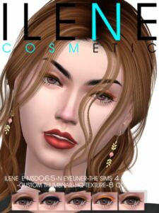 Ilene_E Msd065-N Eyeliner Sims 4 CC