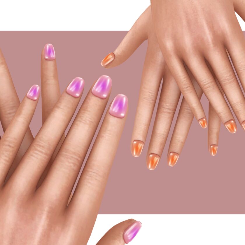 Jelly Nails Sims 4 CC