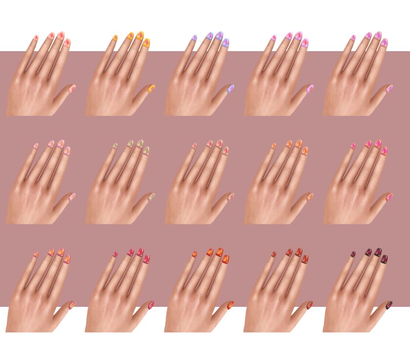 sims 4 cc jelly nails 2