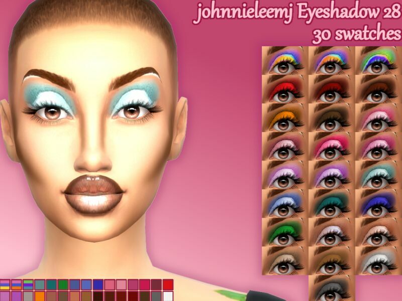 Johnnieleemj Eyeshadow 28 By Johnnieleemj Sims 4 CC