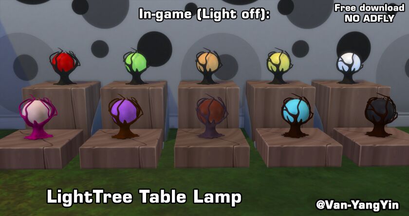 sims 4 cc lighttree table lamp 2 versions 2