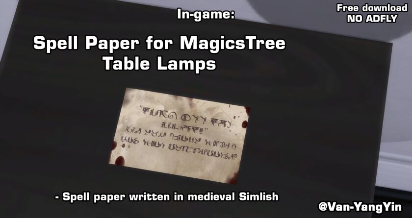 sims 4 cc lighttree table lamp 2 versions 4