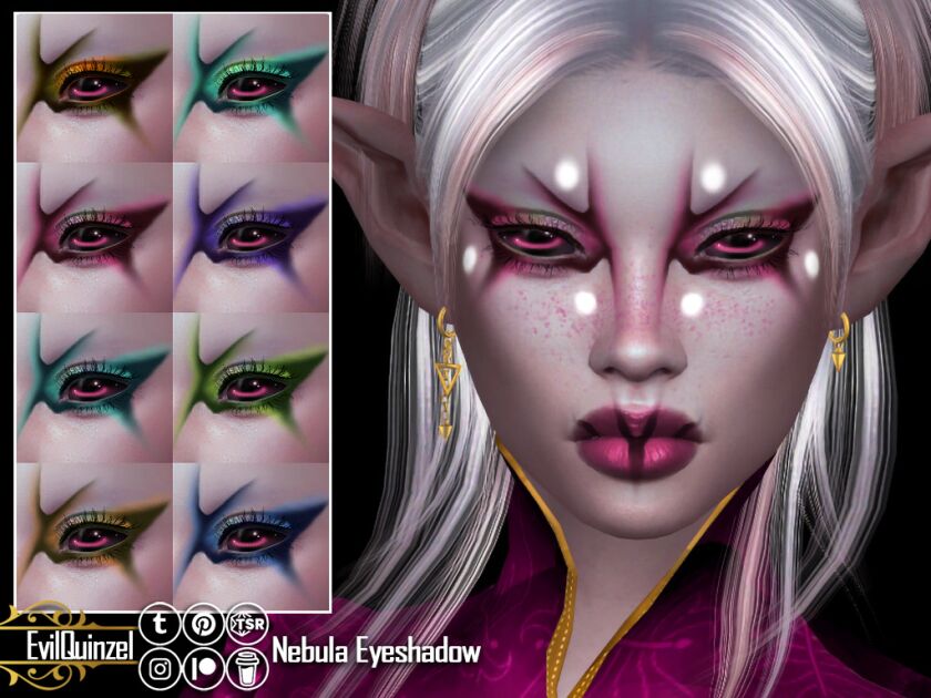 sims 4 cc little extraterrestrial look nebula eyes 2