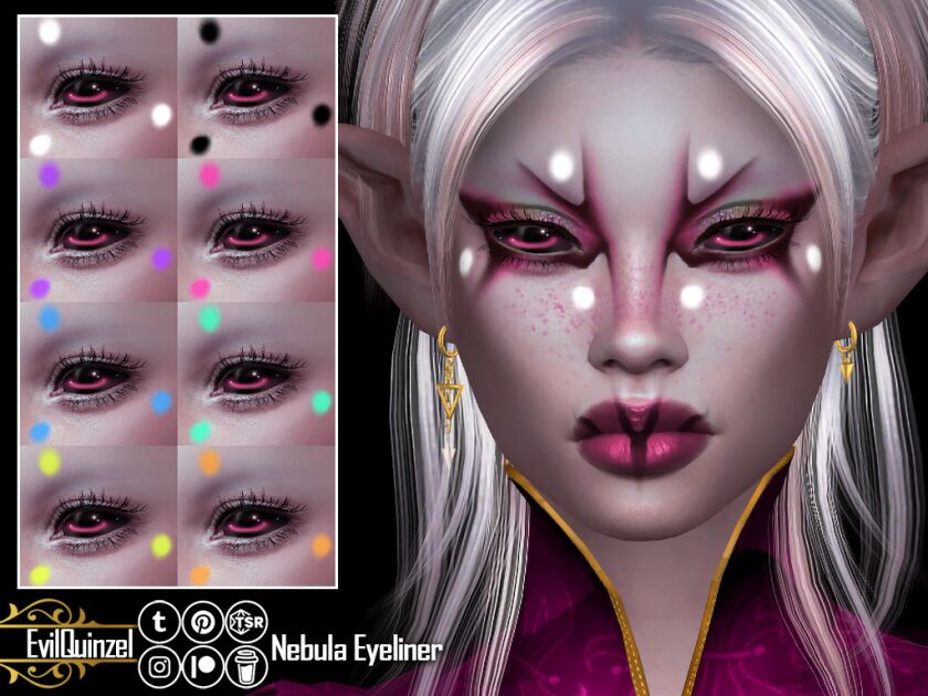 sims 4 cc little extraterrestrial look nebula eyes 4