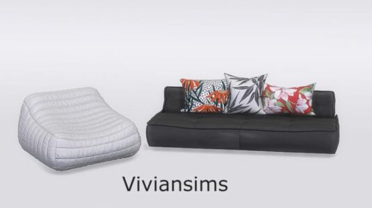 Livingroom Set Sims 4 CC