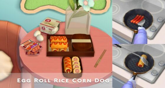 MAY 2024 Recipe_Lunch BOX Sims 4 CC