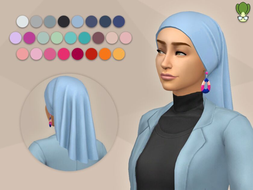 Modest Wear – Hijab #6 Sims 4 CC