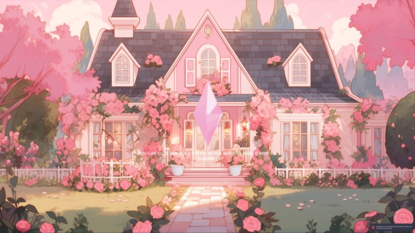 sims 4 cc pink dreamy loading screens 3