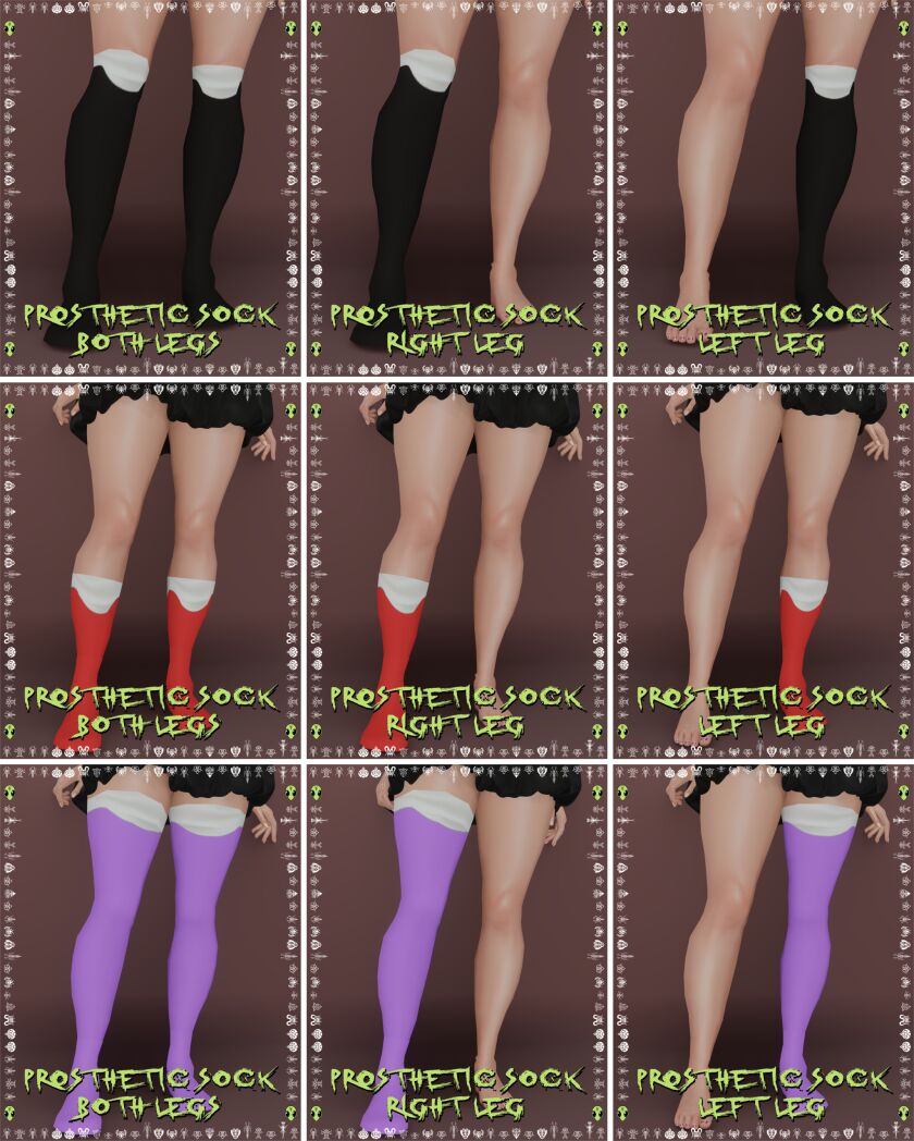 sims 4 cc prosthetic sock collection free 2