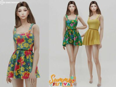 Raya Dress By Talarian Sims 4 CC