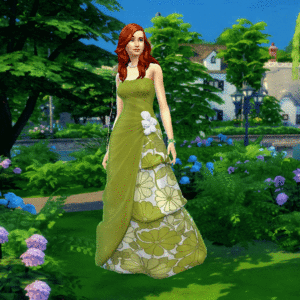 Recolor Robe Mariage – 8 Motifs Look 70′ Sims 4 CC