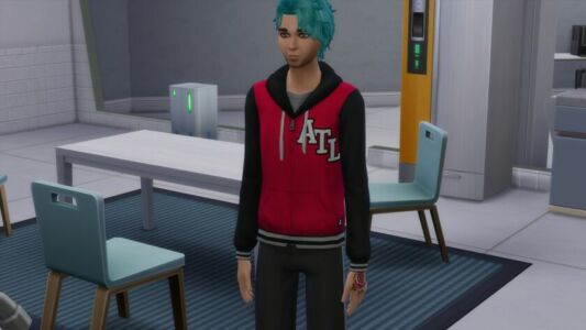 RED & Black ALL Time LOW Hoodie Sims 4 CC