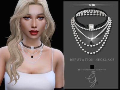 Reputation Necklace Sims 4 CC