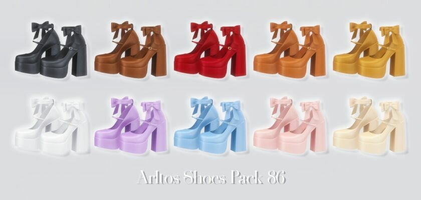 sims 4 cc shoes pack 86 to be published on 6 jul 3