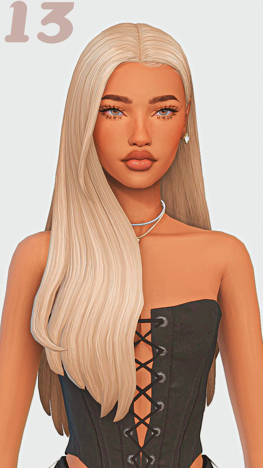 sims 4 cc straight hair maxis match edition part 3 13