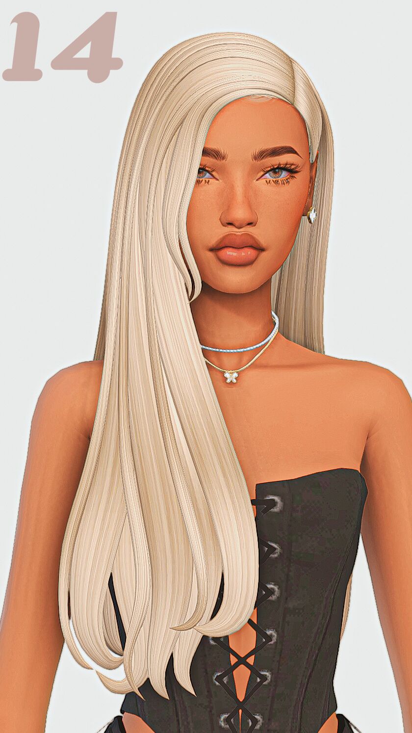 sims 4 cc straight hair maxis match edition part 3 14