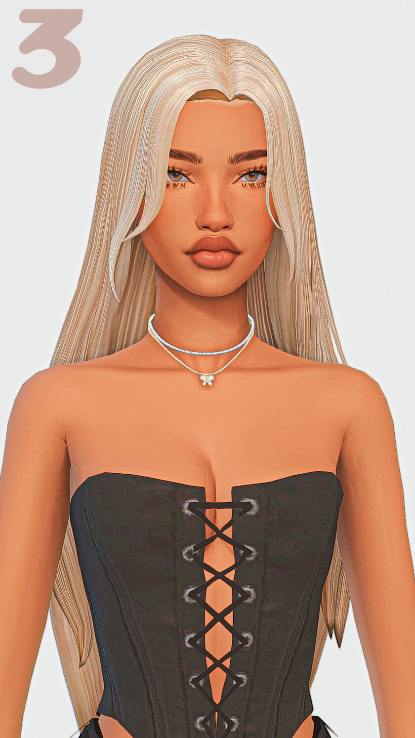 sims 4 cc straight hair maxis match edition part 3 3