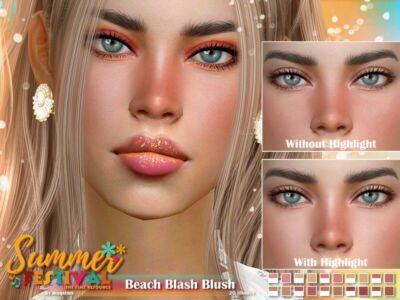 Summer Festival – Beach Blash Blush By Msqsims Sims 4 CC