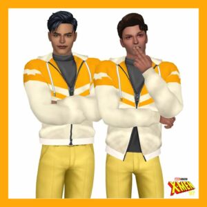 Sunspot Jacket (X-Men ’97) Sims 4 CC