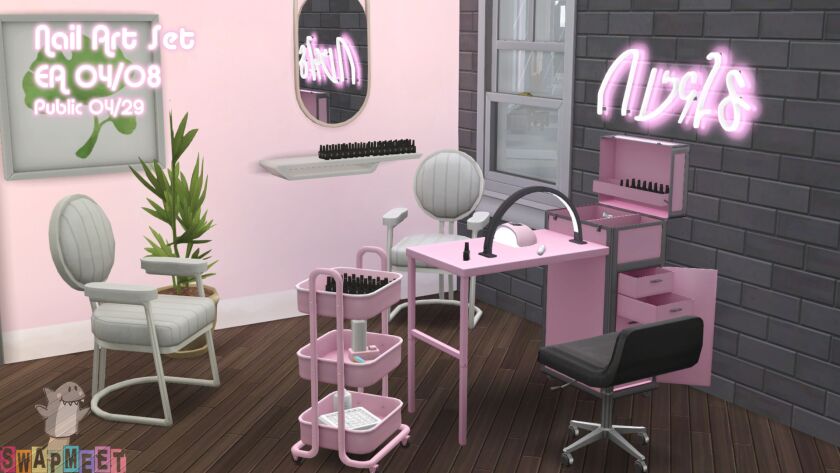 sims 4 cc the nail art set is free for everyone today 3