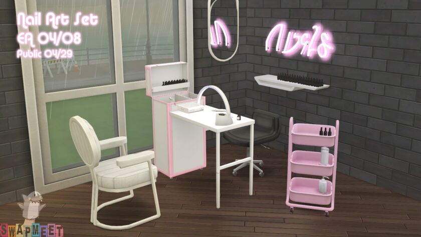 sims 4 cc the nail art set is free for everyone today 4