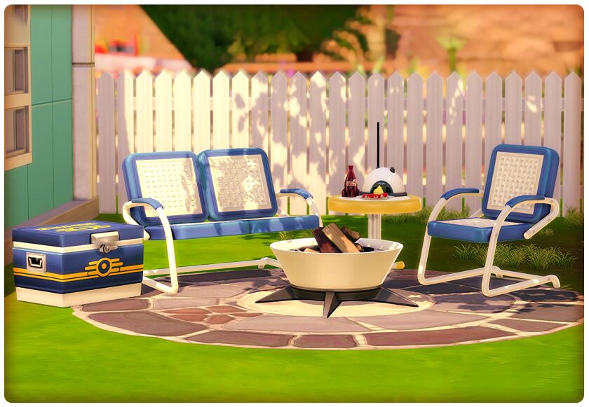 sims 4 cc the patio of tomorrow a pre atomic war patio set 2