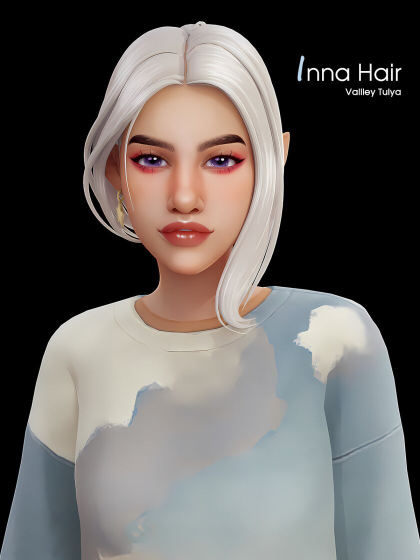 (THE Sims 4) Inna Hair Sims 4 CC