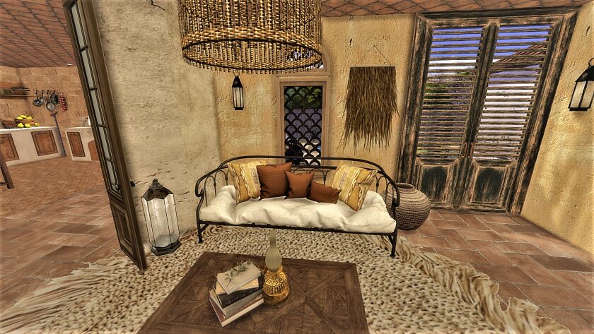 sims 4 cc tuscan house can be downloaded from my patreon 7