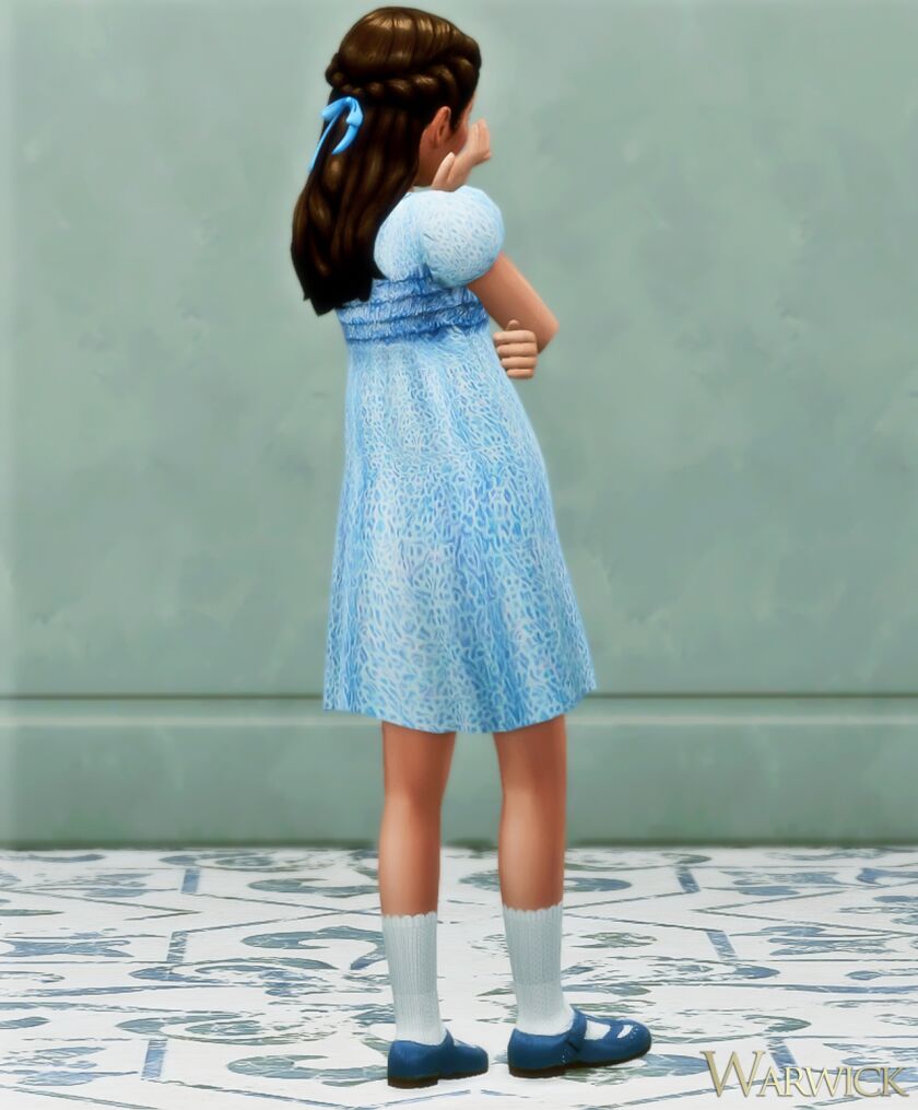 sims 4 cc warwick little charlotte gown 13