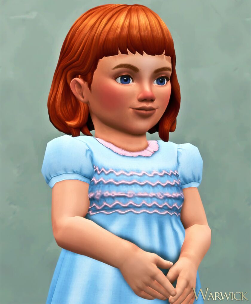 sims 4 cc warwick little charlotte gown 7