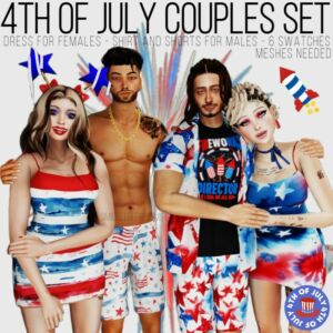 What ARE Your Plans For The 4Th??🎆Here’s Some CC For Your Holiday… Sims 4 CC