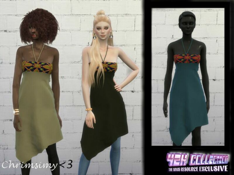 Y2K Dress Sims 4 CC