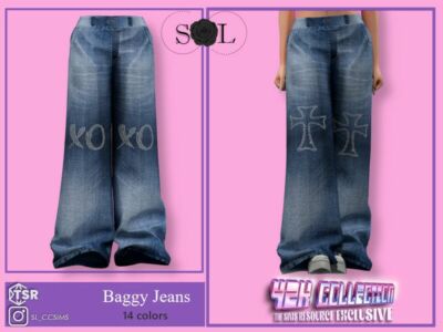 Y2K_Sl_Baggy_Jeans Sims 4 CC