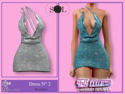 Y2K_Sl_Dress_2 Sims 4 CC