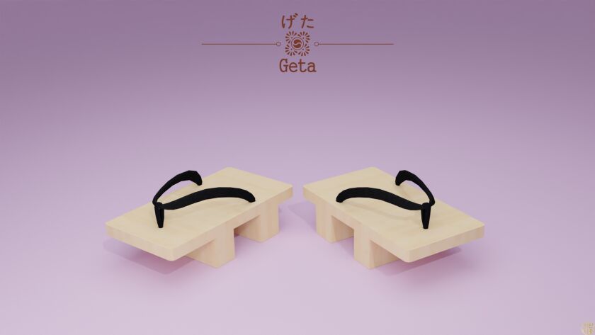 💜 げた/下駄 – Functional Japanese Base Geta Shoes 💜 Sims 4 CC