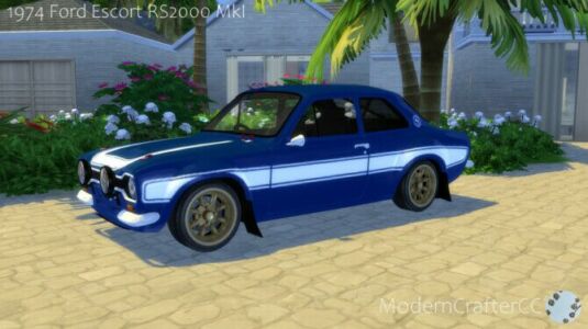 1974 Ford Escort RS2000 MKI Sims 4 CC