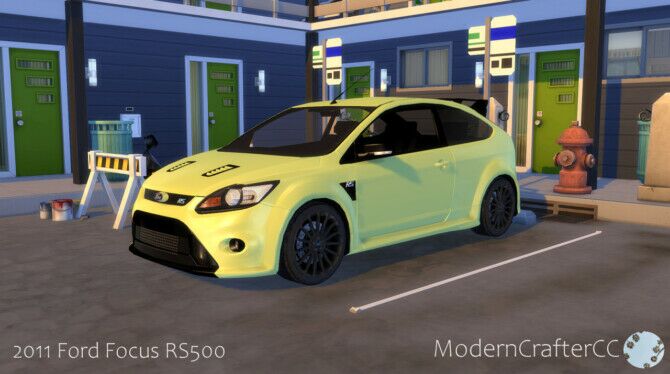 2011 Ford Focus RS500 Sims 4 CC