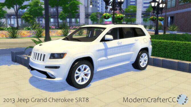 2013 Jeep Grand Cherokee SRT8 Sims 4 CC