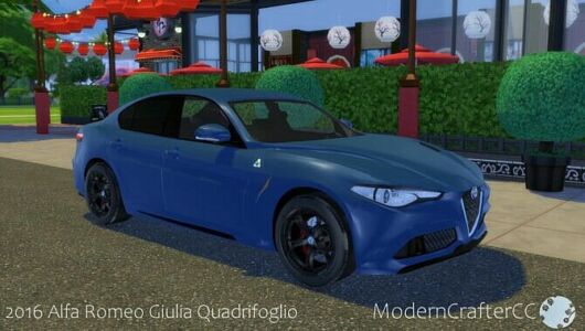 2016 Alfa Romeo Giulia Quadrifoglio Sims 4 CC