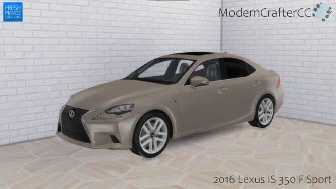 2016 Lexus IS 350 F Sport Sims 4 CC