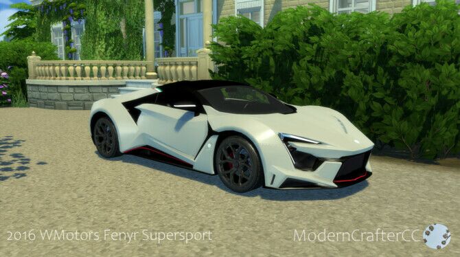 2016 Wmotors Fenyr Supersport Sims 4 CC