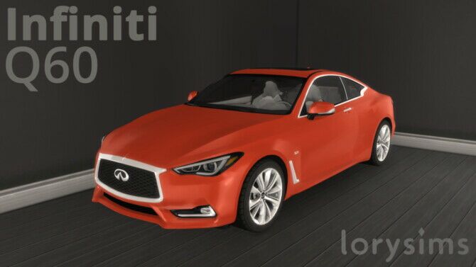 2017 Infiniti Q60 By Lorysims Sims 4 CC