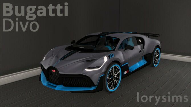 2019 Bugatti Divo By Lorysims Sims 4 CC