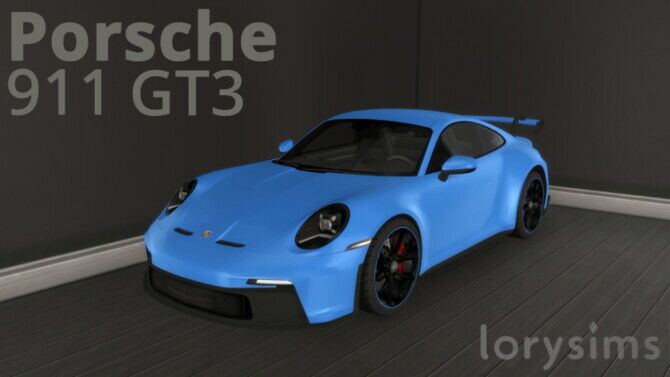 2022 Porsche 911 GT3 By Lorysims Sims 4 CC